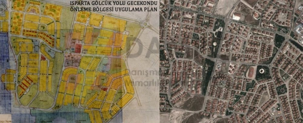 ısparta Gölcük Yolu Gecekondu Önleme Bölgesi Planları