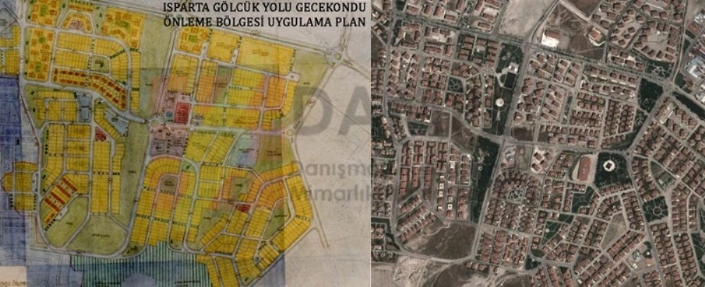 ısparta Gölcük Yolu Gecekondu Önleme Bölgesi Planları