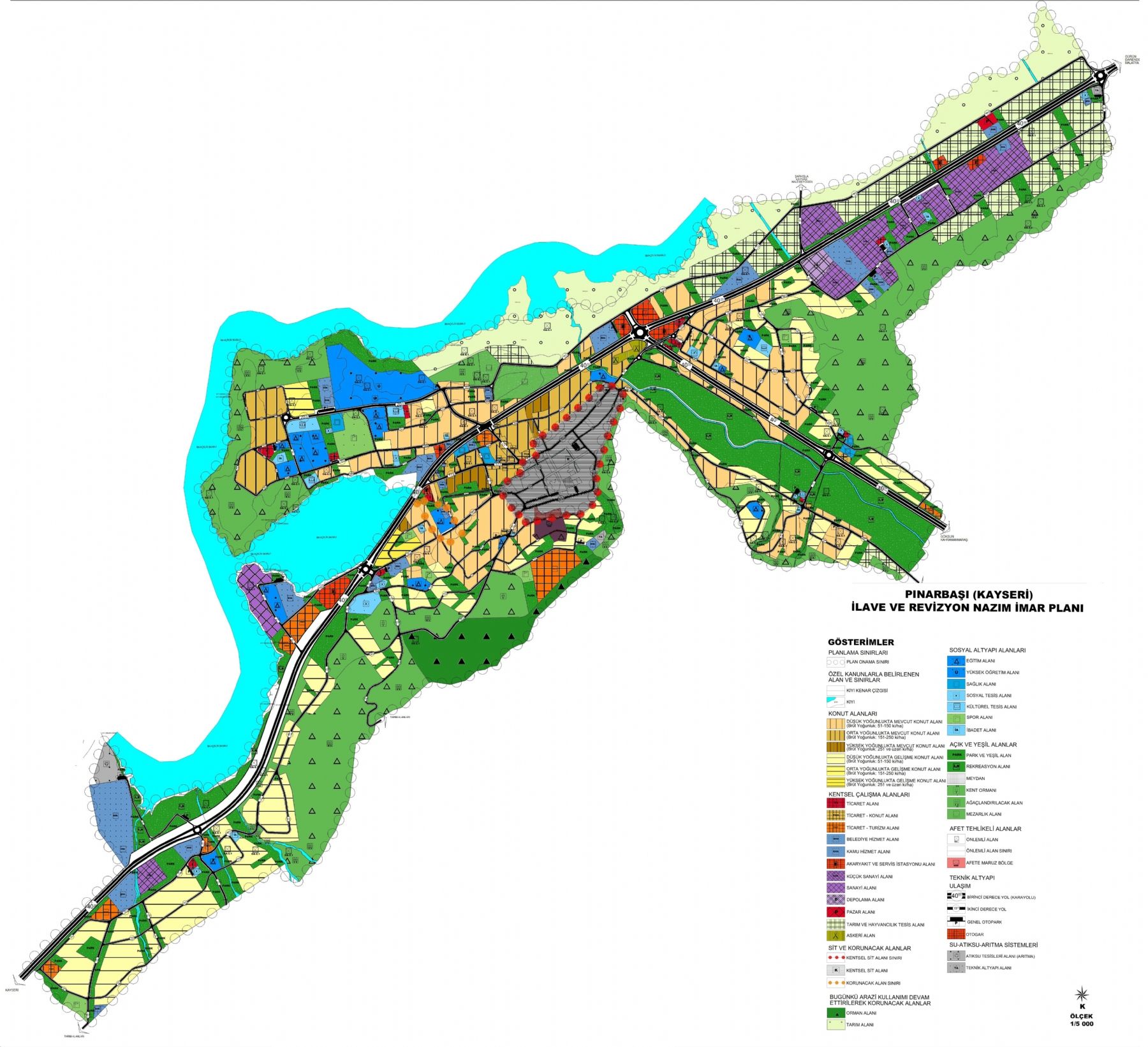 Pınarbaşı (Kayseri) İlave ve Revizyon Nazım ve Uygulama İmar Planı